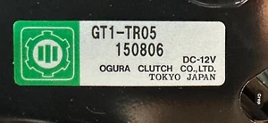 Embrague/freno genuino Ogura GT1-TR05 150806 DC-12V HT9-001 ASM nuevo - Imagen 1 de 9