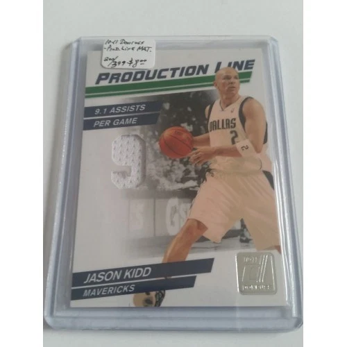 2010-11 Donruss Production Line Materials #45 Jason Kidd /399 : Dallas Mavericks - Image 1 of 1