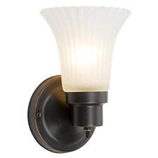 Design House 505115 Village 1-Light Indoor Dimmable Wall Sconce Frosted Flute...