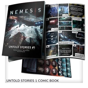Nemesis Brettspiel Untold Stories #1 und #2 mit Promo Token und Karten - Bild 1 von 2