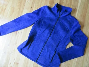 Exertek M Blue/Black Front Zip Pockets Slightly Fitted Full Zip Jacket NWOT - Picture 1 of 3