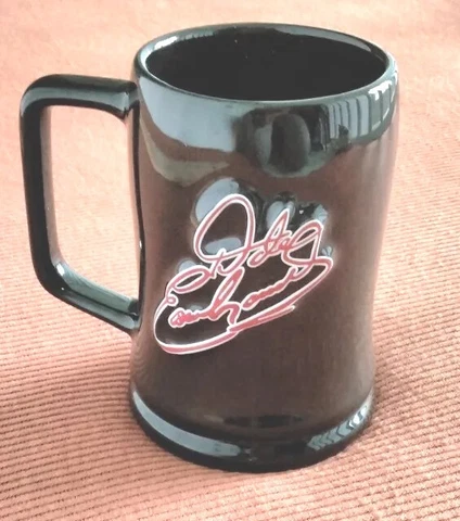 Dale Earnhardt 16oz Black Mug - Rectangular Mug Handle ~ weighs 1 lb 10 ozs Cover