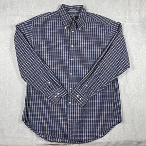 Vintage Tommy Hilfiger Hemd Herren Large Langarm Blau Gelb - Bild 1 von 10