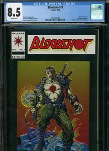 Feb 1993 Bloodshot #1 1993 Chromium Cover CGC 8.5 Valiant Comic Book - Picture 1 of 3