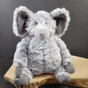 First Impressions Elephant Plush Macy's Stuffed Animal Gray Baby Soft Corduroy - Picture 1 of 12