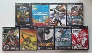 9 PlayStation 2 PS2 Games Lot - NIB, New, Sealed, Devil May Cry 2, Shrek 2 - Afbeelding 1 van 10