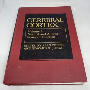 Cerebral Cortex Vol 9 Normal and Altered States of Function Hardcover Peters - Picture 1 of 9