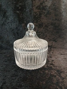 Mikasa Diamond Lidded Candy Dish 5 Inches Tall - Picture 1 of 8