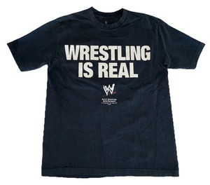 Travis Scott x WWE Tee M Black Wrestling Is Real  NEW *pinholes - Picture 1 of 12