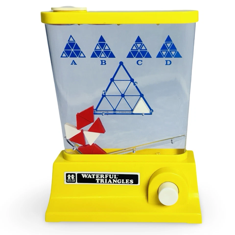 Tomy The Wonderful Waterful Triangle Toss Water Game  Original Vintage 1976 NM - Image 1 of 4