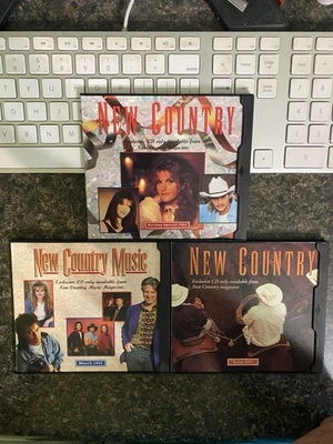 New Country Magazine ULTRA RARE OOP 3 CD LOT Rodeo 1995 March 1994 Holiday 1994 - Image 1 of 4