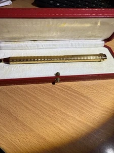 Cartier Vendome Fountain Pen Gold Plate Vintage Le Must de Cartier Never Used ! - Picture 1 of 23