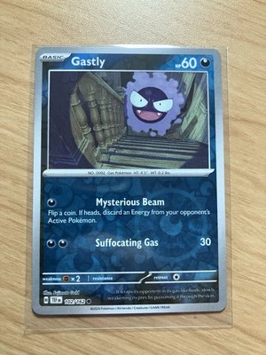 Gastly 102/162 - SV05: Temporal Forces Reverse Holo - Pokemon TCG 2024 - Image 1 of 3