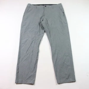 Pantalones chinos Vuori Aim para hombre talla 34x29 grises ligeros rendimiento elásticos V431 - Imagen 1 de 13