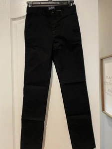 The Children's Place Boys' Black Dress Pants, Size 14 Slim, Adjustable Waist - Picture 1 of 2