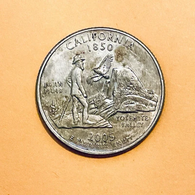 2005 P California Yosemite Quarter- Rare Annealed Planchet Error - ONLY ONE  - Image 1 of 2