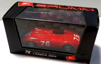 BRUMM 1:43 AUTO LANCIA D24 38a TARGA FLORIO 1954 #76 PIERO TARUFFI 1° POSTO S033 - Immagine 1 di 4