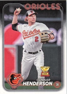2024 Topps Series 2 #450 Gunnar Henderson Baltimore Orioles Rookie Cup - Bild 1 von 2