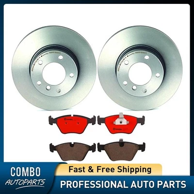 Juego de pastillas de freno de disco delanteras rotor para BMW 528i 1997-1998 Foto 1 de 4