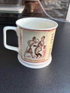 Taza de café de té de porcelana de hueso fino avión de la Segunda Guerra Mundial de los tiempos pasados - Imagen 1 de 5