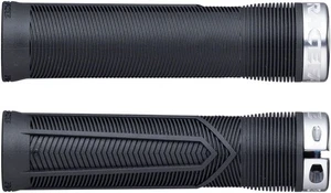 RaceFace Chester Grips - Lock-On, Black/Silver, 31mm - Picture 1 of 2