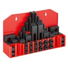 VEVOR 58 Piece 5/8" T-Slot Clamping Kit Hold Down Clamp Set 1/2"-13 Stud Size