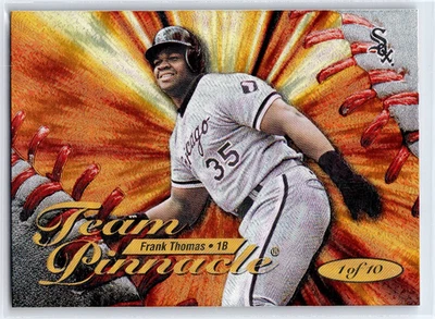 Frank Thomas - Jeff Bagwell 1997 Equipo Pinnacle Salón de la fama Medias Blancas de Chicago Béisbol #1 Foto 1 de 2