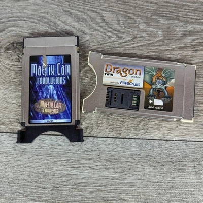 2 X Vintage PCI Wireless WiFi LAN Cards? Dragon Fire Crypt & Matrix Cam Cards - Image 1 of 4