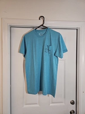 Camiseta de bolsillo Southern Marsh para hombre grande azul con logotipo algodón preppy Foto 1 de 4