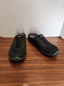 Zapatilla deportiva Skechers sin límites sin cordones mula para mujer talla 10 negra 22752 - Imagen 1 de 8