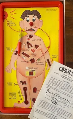 Vintage Operation Milton Bradley 1965 RARE SMOKING DOCTOR BOX  - Image 1 of 4