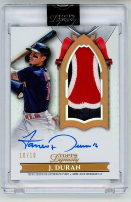 2024 Topps Dynasty Jarren Duran Dynastic Data Game Usado Parche Automático 10/10 Foto 1 de 2