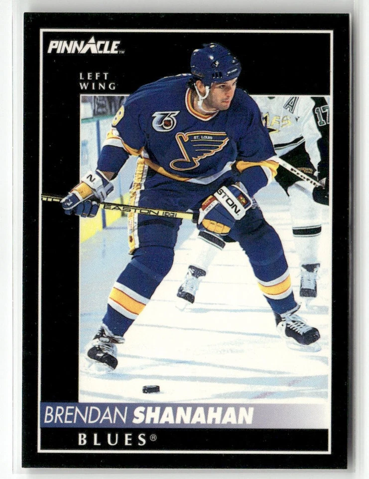1992-93 PINNACLE #114 BRENDAN SHANAHAN ST. LOUIS BLUES - Image 1 of 2