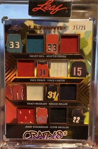 2024 Leaf Ultimate Sports Crazy 8s Pippen Hill Carter Pierce etc Spiel gebraucht /25 - Bild 1 von 1