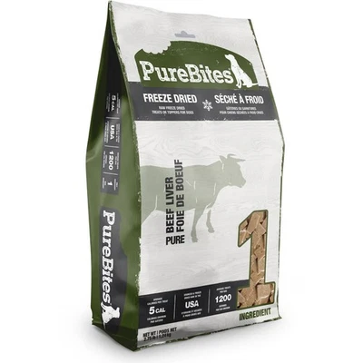 Purebites Beef Freeze Dried Dog Treats 1 Ingredient Made In Usa 44Oz - Image 1 of 4