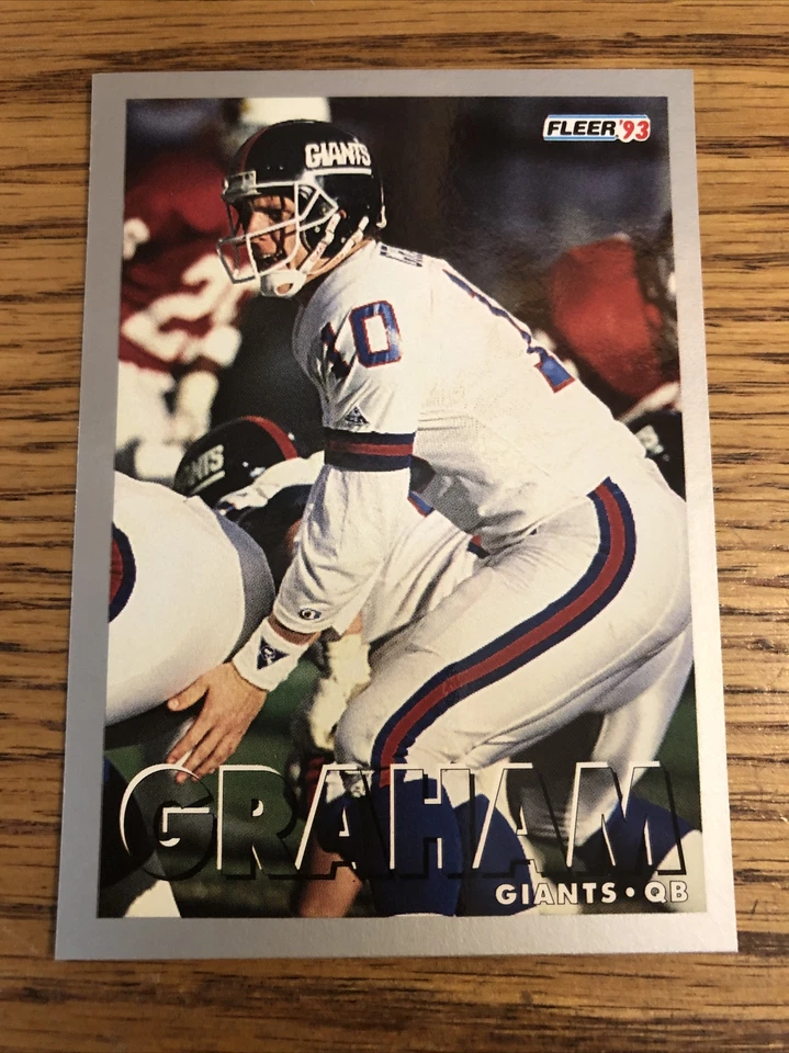 Kent Graham 1993 Fleer Giants Card #397   *6076* - Image 1 of 1