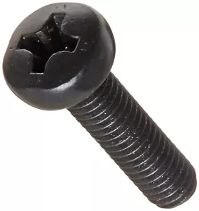 Quantità sfusa 8.000 - M1,6 x 12 mm DIN 7985A metrica Phillips padella macchina vite bue nero - Foto 1 di 2