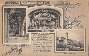 B4611) RICORDO CENTENARIO SCUROLO S EUSEO SANTUARIO VEDUTINE VERCELLI - Picture 1 of 2