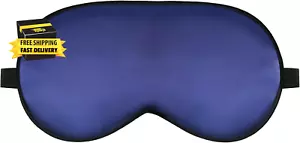 Sleep Mask Silk Eye Mask for Sleeping, Eye Cover Soft Satin Blindfold Adjustable - Picture 1 of 7