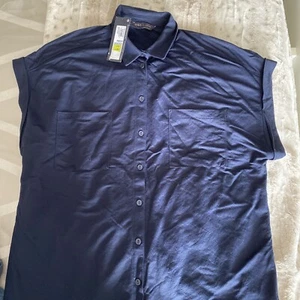 ms blouse 12 navy - Picture 1 of 3