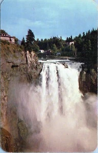 Snoqualmie Falls West Washington C-121 Postcard Unposted - Imagen 1 de 2