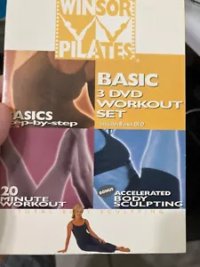 Winsor Pilates Basic 3 DVD Workout Set From Basics To Accelerated Routines - Imagen 1 de 3