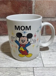 Vtg Disney World Mom Coffee Mug Mickey Mouse Fireworks Epcot Castle Ferry - Picture 1 of 7