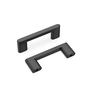 20 Pack Matte Black Cabinet Pulls 3 inch Hole Center Black Kitchen Cabinet Pu... - Picture 1 of 8