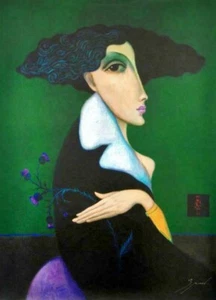 SERGEY SMIRNOV Anna Pavlova & Lara Mixed Media Silkscreen hand signed art - Picture 1 of 20