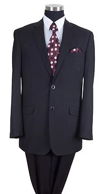 Traje Chaqueta con Bolsillo Milano Moda 2 Boutton Ticket con Pantalones Ventilación Central 57026 Foto 1 de 3