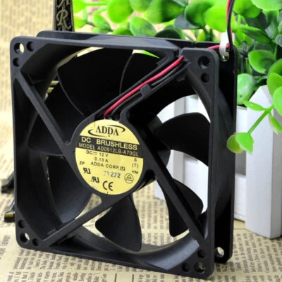 ADDA 9CM 9225 12V 0.13A AD0912LB-A70GL Mute Double Ball Chassis Cooling Fan - Image 1 of 4