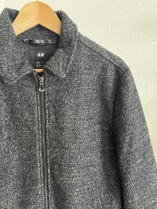 Coole H&M Herren Jacke Gr M grau Harrington - Bild 1 von 6