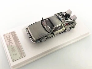 MJ 1/64 Back To The Future (First 0 -1) Time Machine Delorean Diecast Model Car - Picture 1 of 11