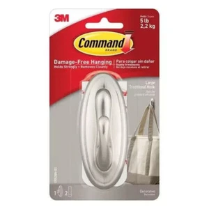 Command Large Plastic Designer Hooks 4.06 in. L 1 pk - Picture 1 of 1